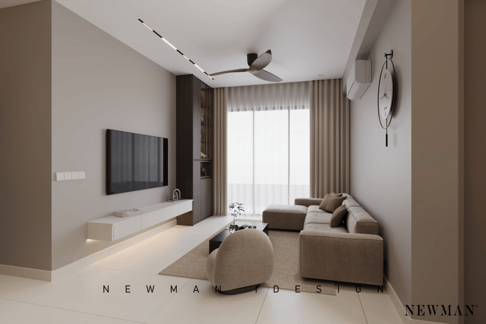 Newman × RGP interior — Soft Light Haven